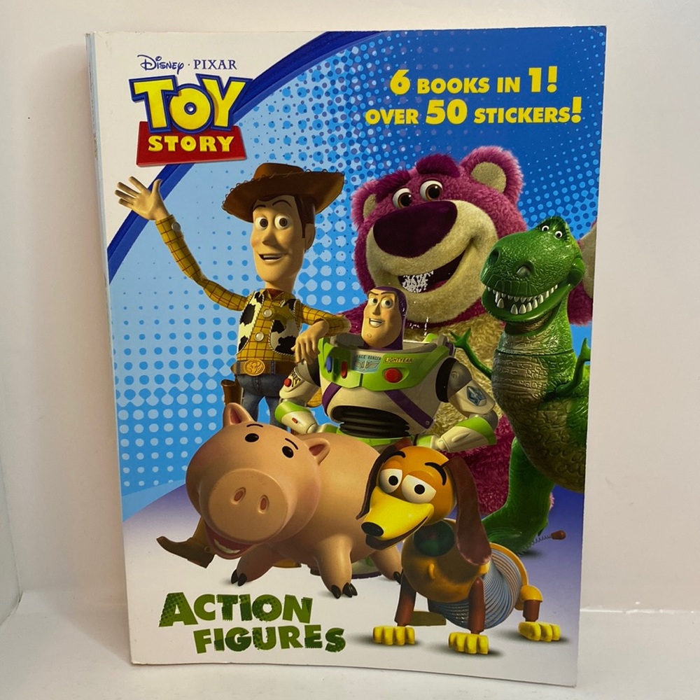 Disney Pixar Toy Story 1, 2 and 3 Colouring Activity and Story book all in 1